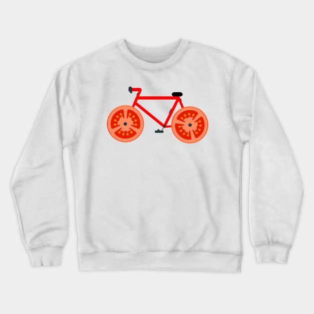 Slicing Tomatoes Crewneck Sweatshirt by L'Appel du Vide Designs by Danielle Canonico